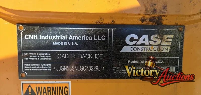 2016 Case 580 Super N photo 170