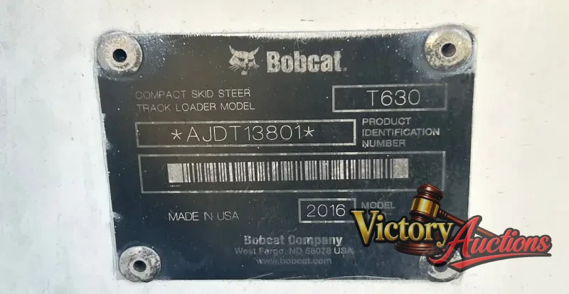 2016 Bobcat T630 photo 56