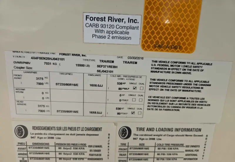 2017 Forest River Sierra photo 79